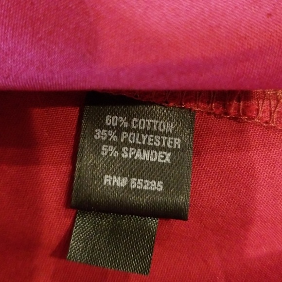 Express button down red top size L - Picture 6 of 7